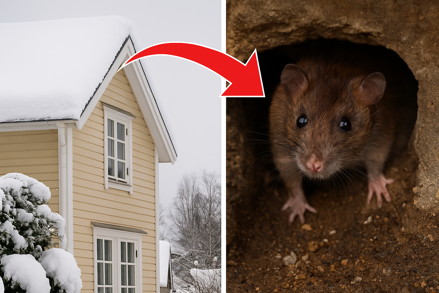 Så skyddar du ditt hem mot vinterns råttinvasion