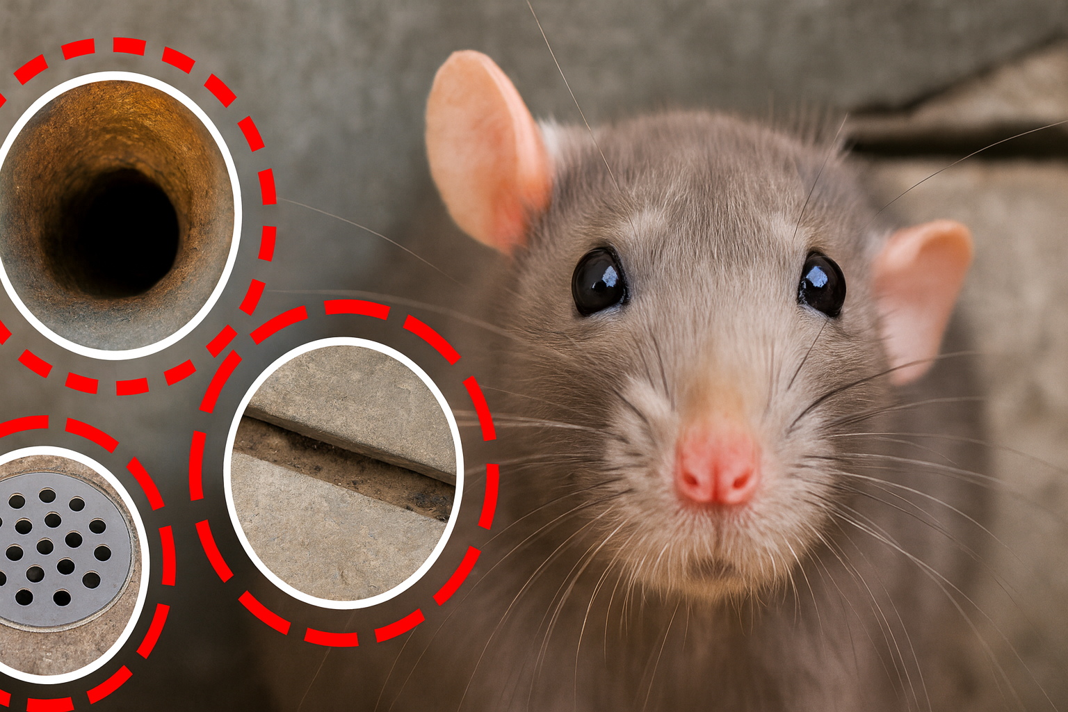 Så kryper råttorna in i huset utan att du märker det