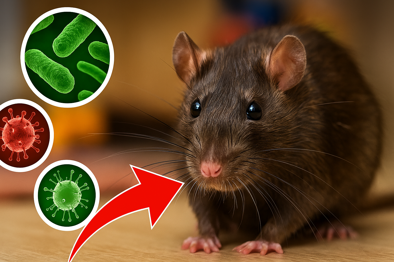 Experterna varnar: råttorna kan sprida sjukdomar till barn och husdjur