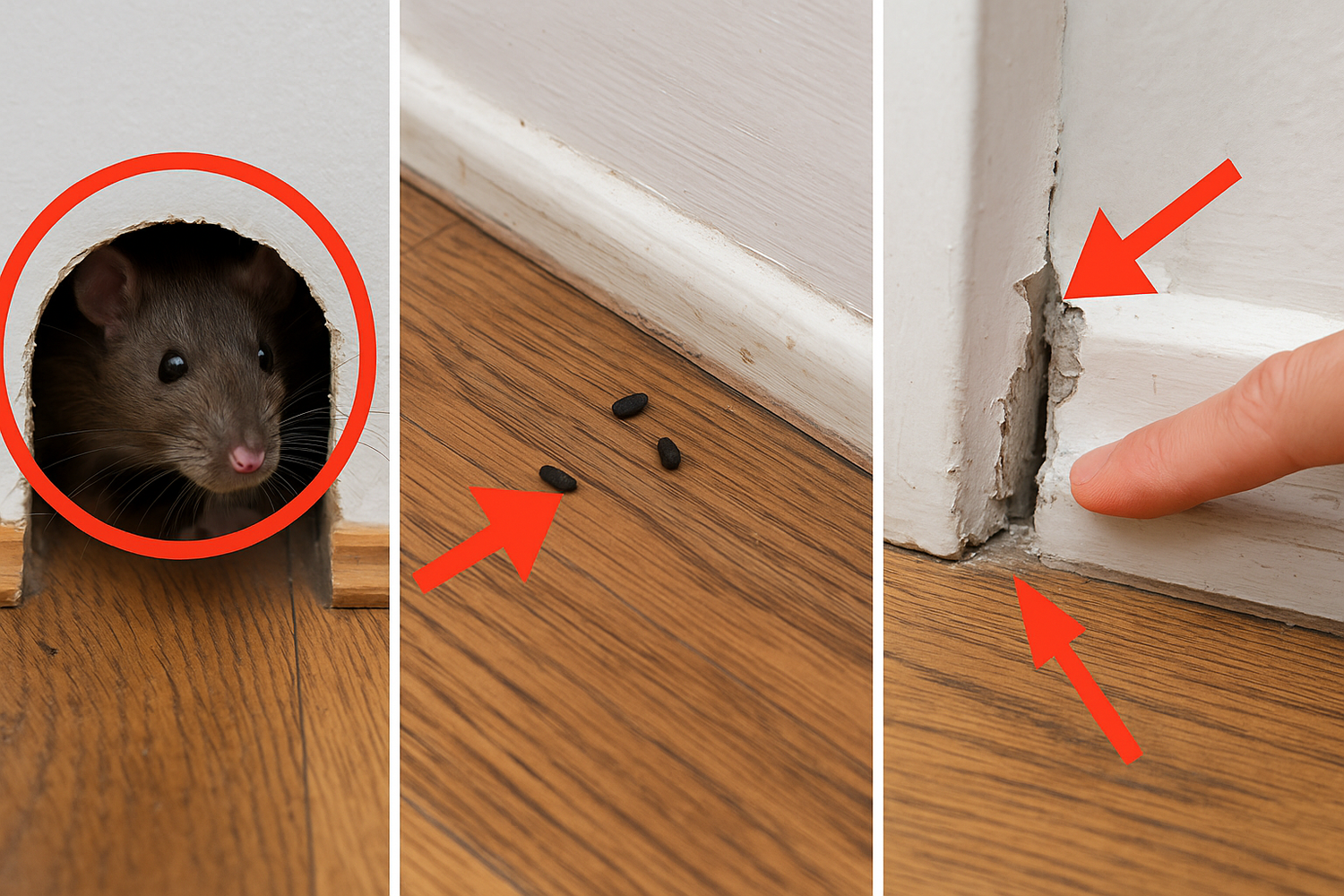 De gömmer sig i väggarna – tecknen på att du redan har råttor i huset